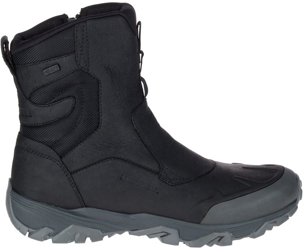 Botas Homem - Merrell Coldpack Ice+ 8" Zip Polar Waterproof - Pretas - ZQU063948